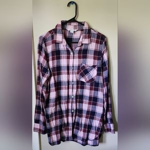 Old Navy Plaid Long Sleeve Tunic